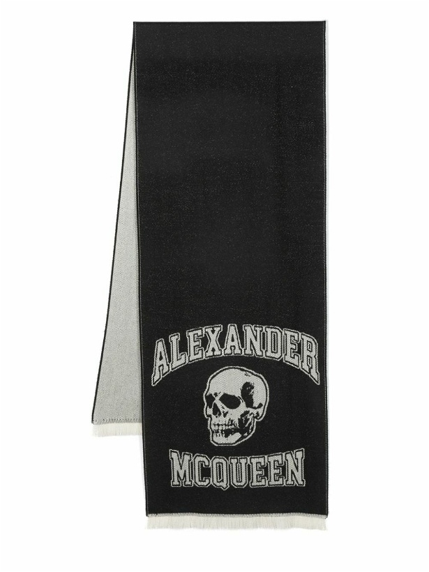 Photo: ALEXANDER MCQUEEN - Logo Wool Scarf