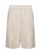 BRUNELLO CUCINELLI Linen Bermuda Shorts