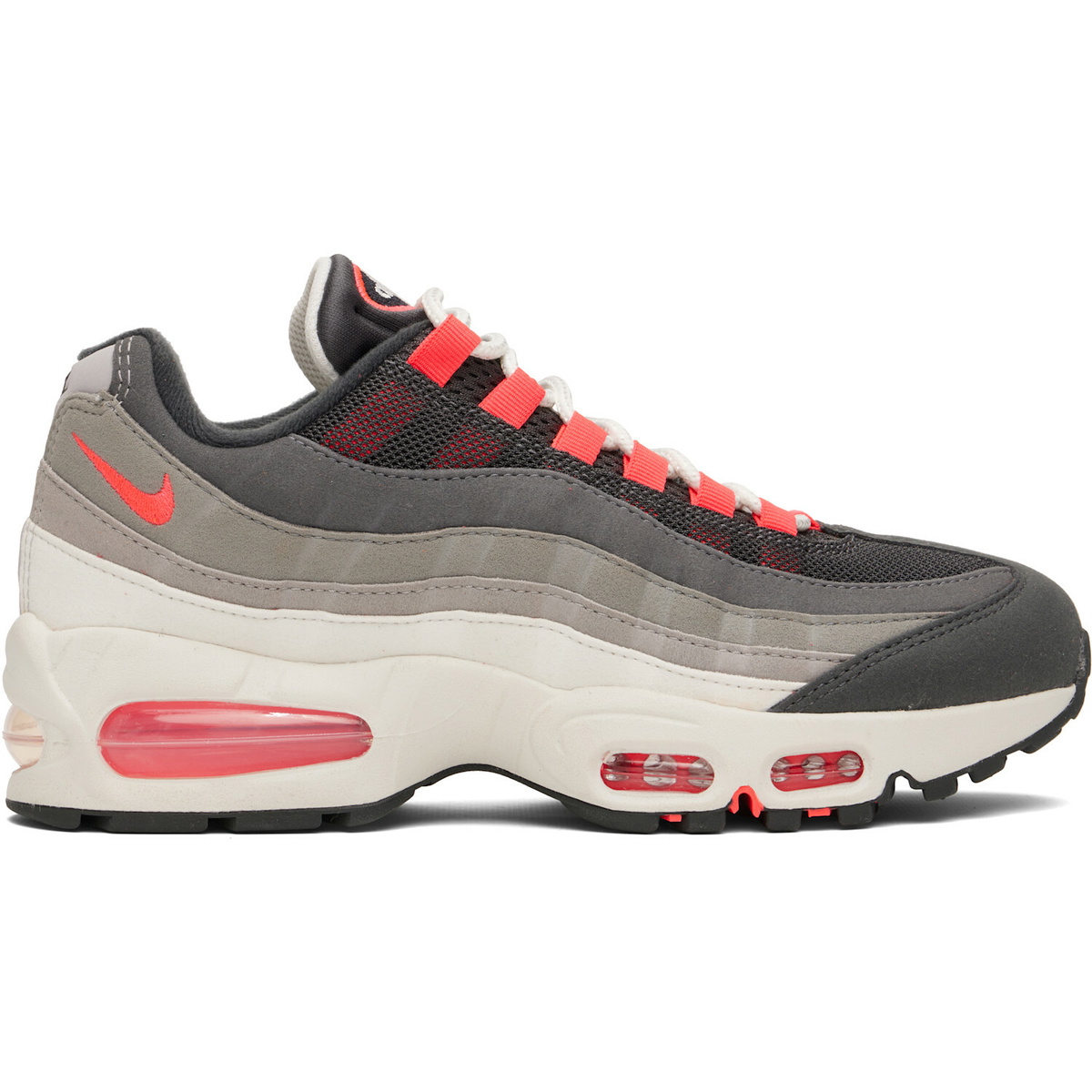 Nike Gray & Pink Air Max 95 OG Sneakers