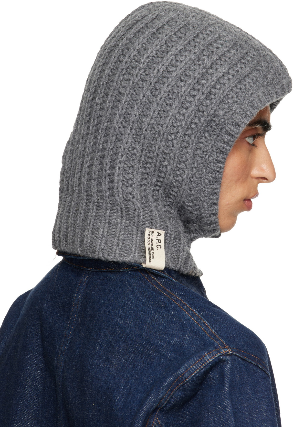 A.P.C. Gray Alix Balaclava