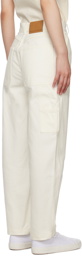 Maison Kitsuné Off-White Pocket Trousers