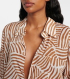 ViX Paula Hermanny Moana oversized printed cotton shirt