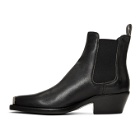 Calvin Klein 205W39NYC Black Distressed Western Chris Boots