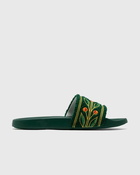 Casablanca Embroidered Terry Slider Green - Mens - Sandals & Slides