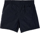 Stone Island Junior Kids Black B100001 Nylon Metal ECONYL Swim Shorts