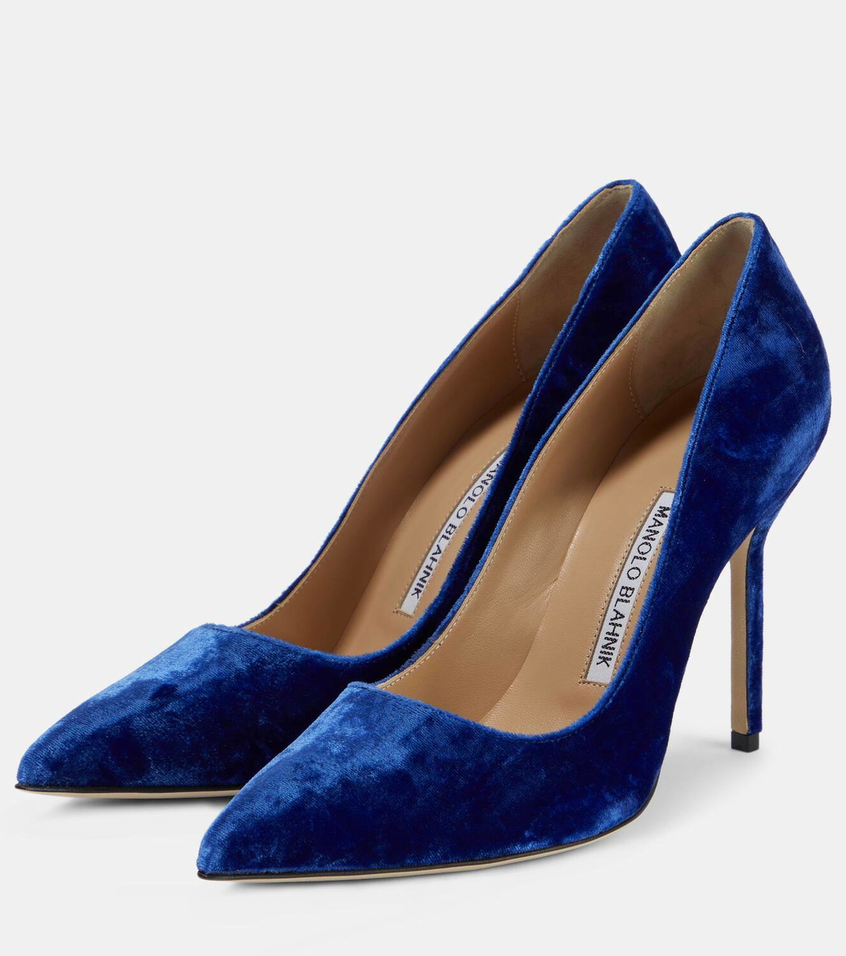 Manolo Blahnik BB 105 velvet pumps