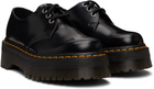 Dr. Martens Black 1461 Smooth Leather Platform Derbys