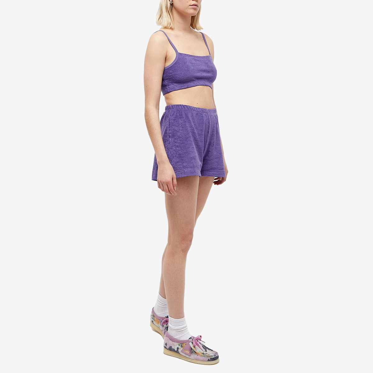 Howlin by Morrison Women's Howlin' Velour Wonder Short in Violet Dreams