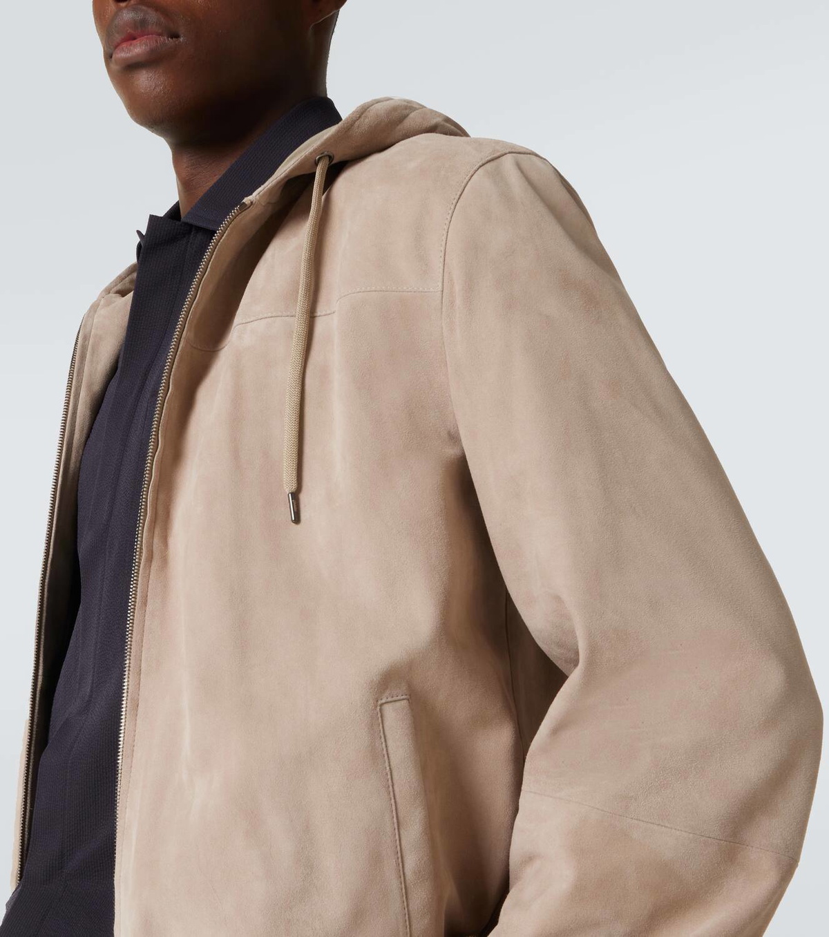 Herno Leather bomber jacket Herno