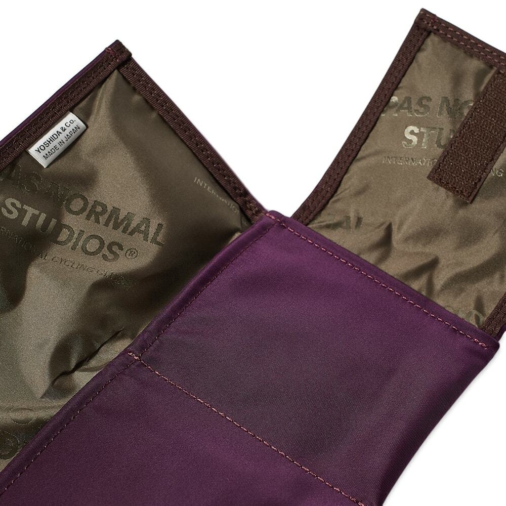 Pas Normal Studios x Porter Yoshida Saddle Bag in Purple Pas Normal Studios