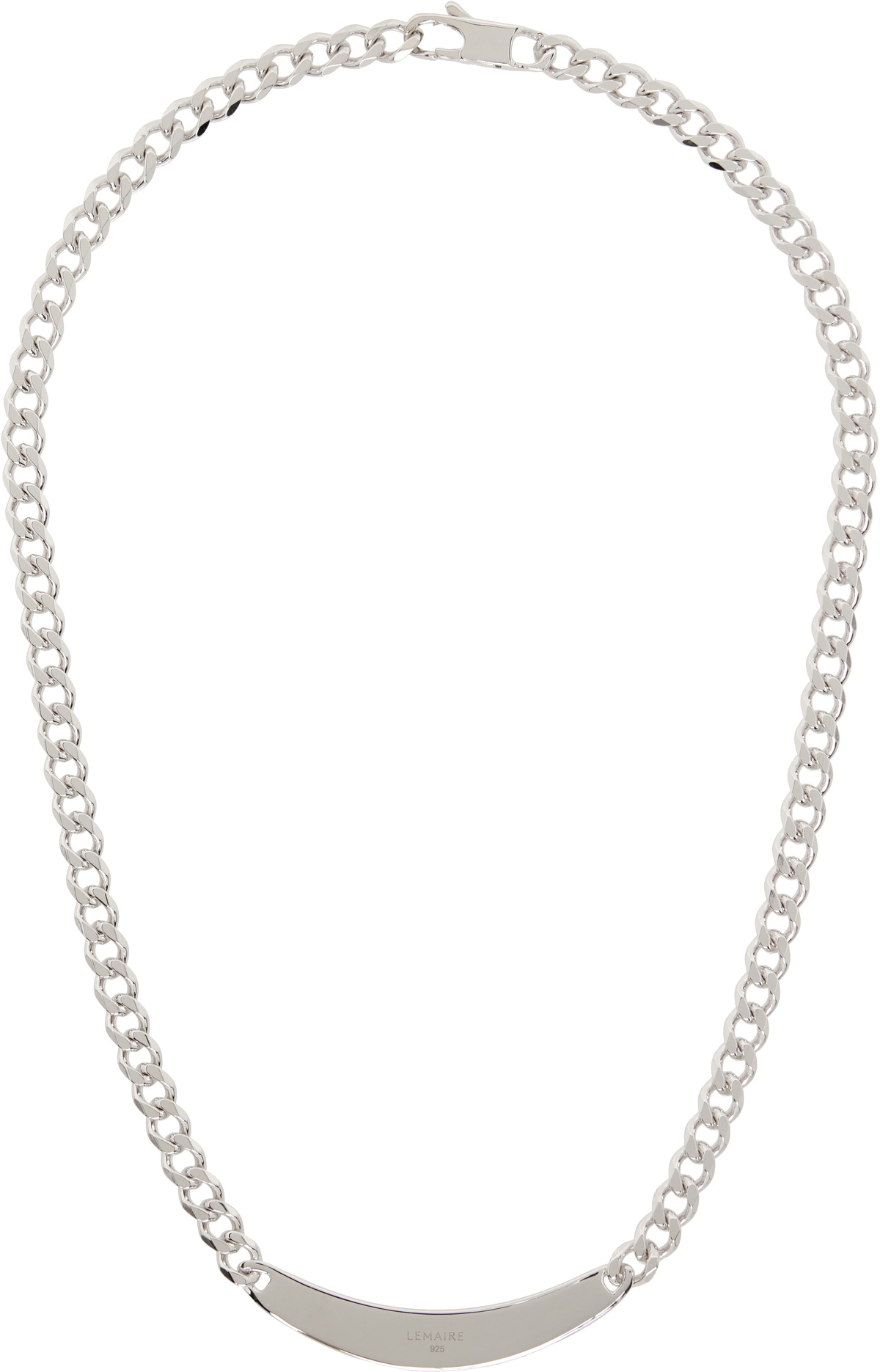LEMAIRE Silver Maglite Chain Necklace Lemaire