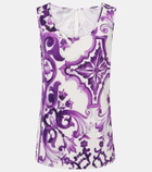 Dolce&Gabbana Majolica jersey tank top