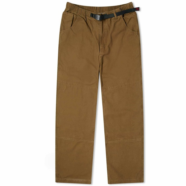 Photo: Gramicci Men's Canvas Double Knee Pants in Dusted Olive