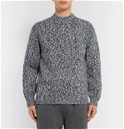 Dunhill - Slub Wool and Cashmere-Blend Sweater - Men - Gray