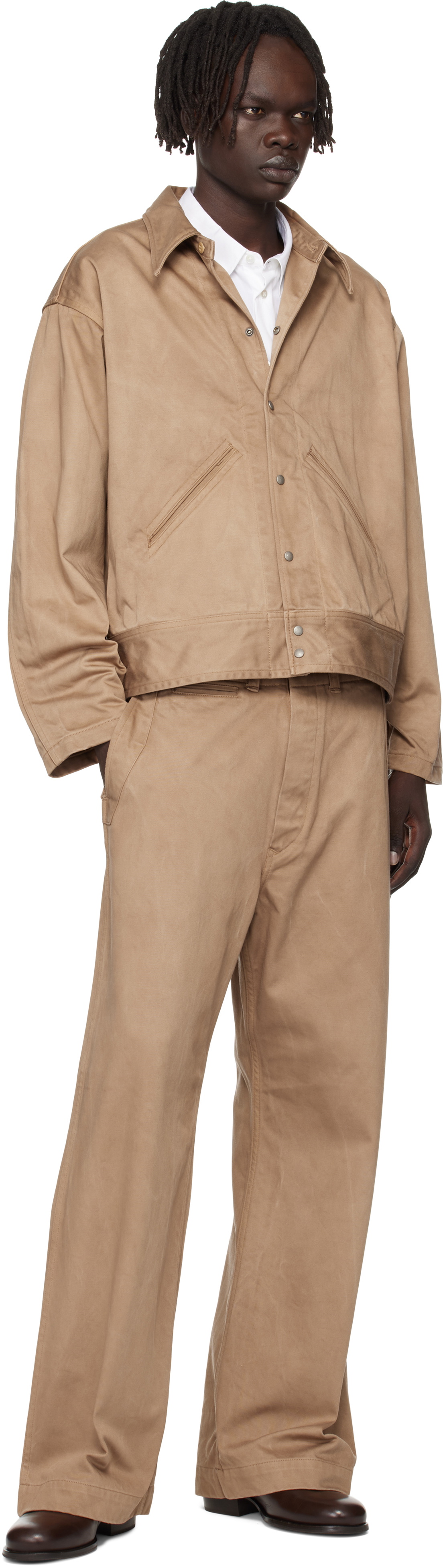 Taiga Takahashi Beige Lot. 324 USMD Convalescent Jacket