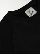 Café Kitsuné - Logo-Print Cotton-Jersey Sweatshirt - Black