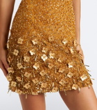 Là Fuori Maris sequined minidress