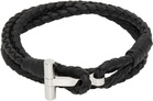 TOM FORD Braided Leather T Bracelet