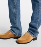 Khaite Miles suede loafers