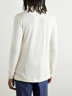 Orlebar Brown - Felix Linen-Blend Jersey Polo Shirt - Neutrals