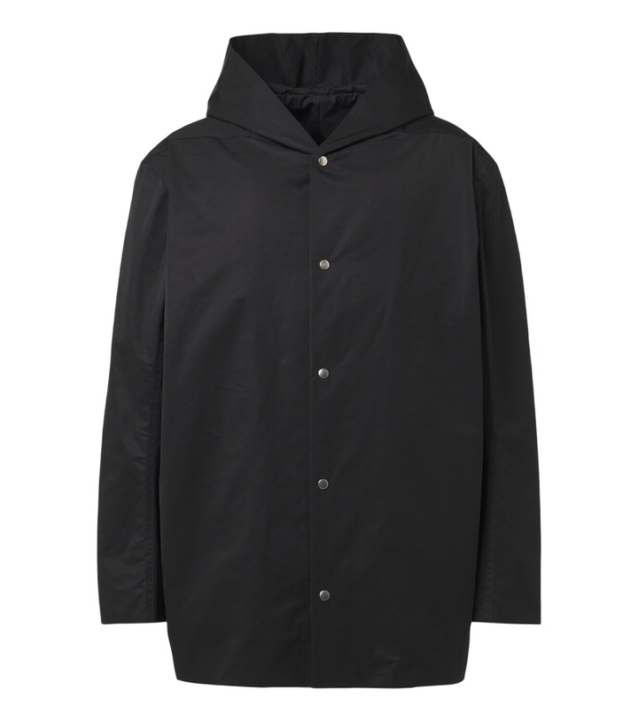 Photo: Rick Owens Mac hooded coat