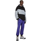 Colmar A.G.E. by Shayne Oliver Black and Silver Colorblocked Unisex Hoodie