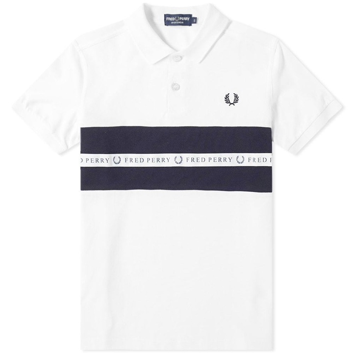 Photo: Fred Perry Taped Panel Polo