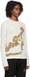 MISBHV Off-White Gaspar Linen Long Sleeve T-Shirt
