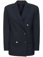 THEORY Boxy Double Breast Wool Blend Jacket