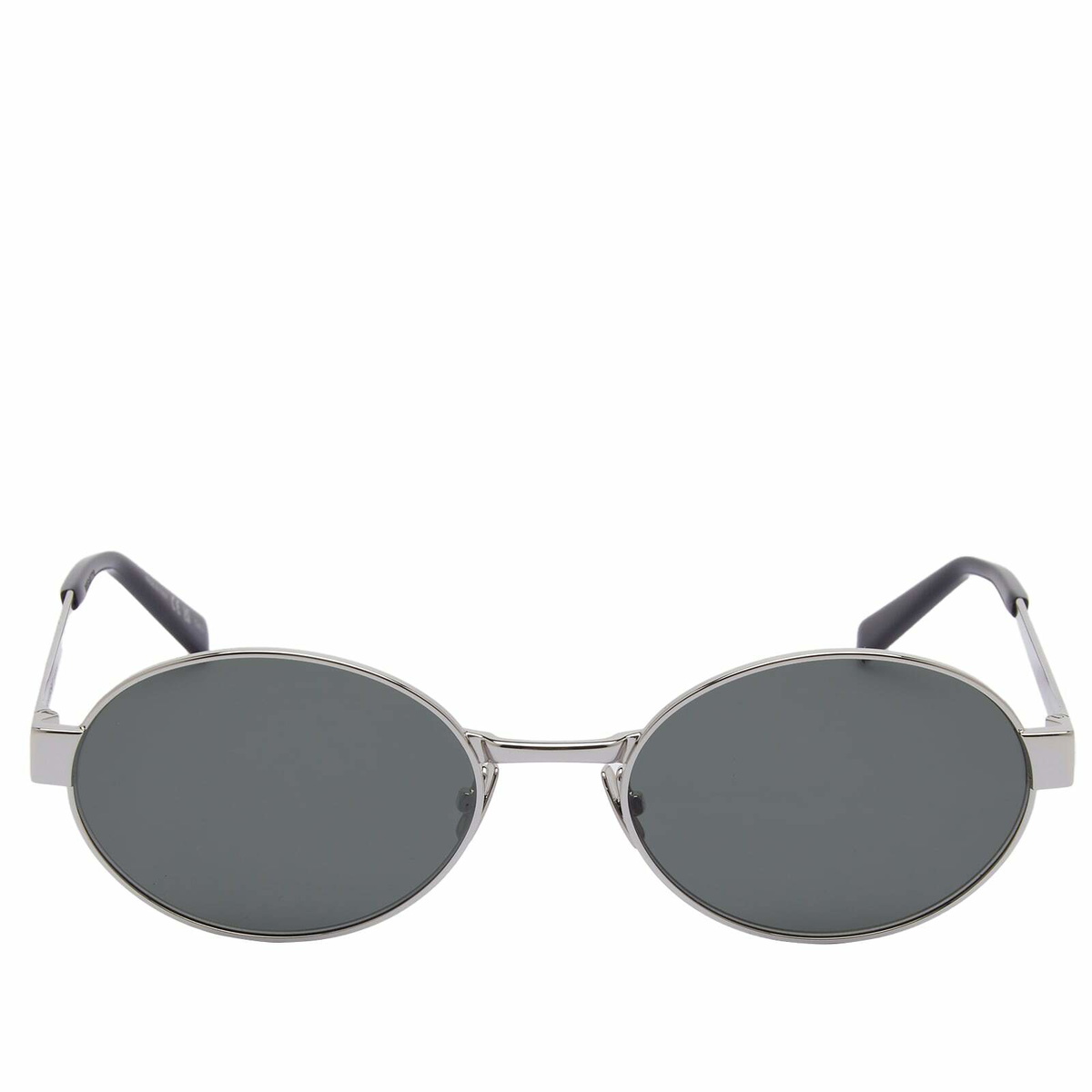 Saint Laurent Gray Classic Round Sunglasses | Women\'s OS Saint Laurent SL 782/K 004 Oval Sunglasses Taupe - eye-oo.com main image 4