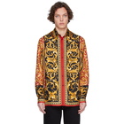 Versace Multicolor Silk Barocco Shirt