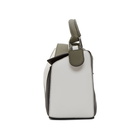 Loewe Green and White Small Puzzle Bag