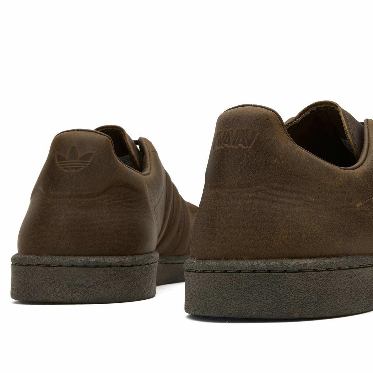 Adidas by AVAVAV Superstar Vacuum Lea Sneaker in Brown