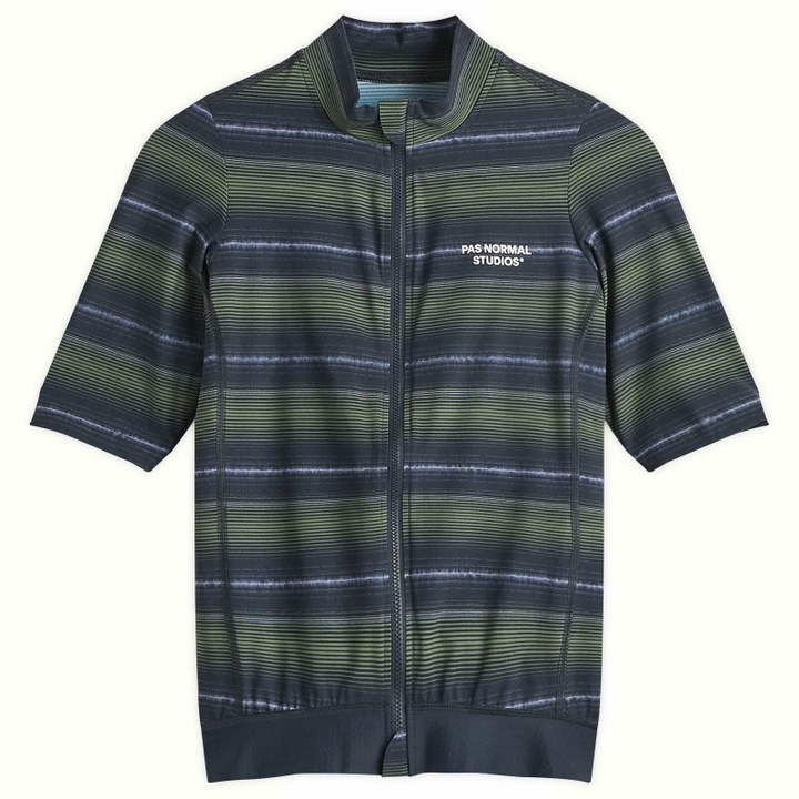 Photo: Pas Normal Studios Men's Essential Jersey in Light Olive Stripe