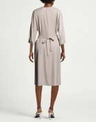 Peserico Womens Midi dress in Light grey