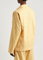 Tekla Unisex Yellow Flannel Pyjama Top, Top, 100% Organic Cotton