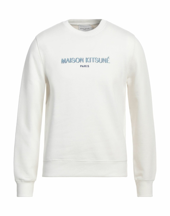 Photo: Maison Kitsuné Mens Sweatshirt in Off white
