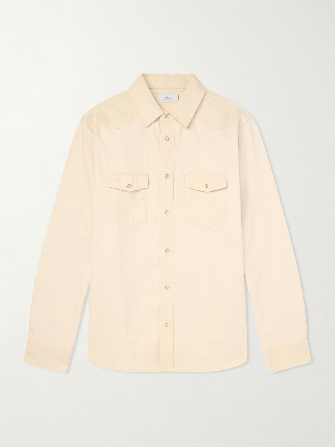 Mr P. - Western Denim Shirt - Neutrals