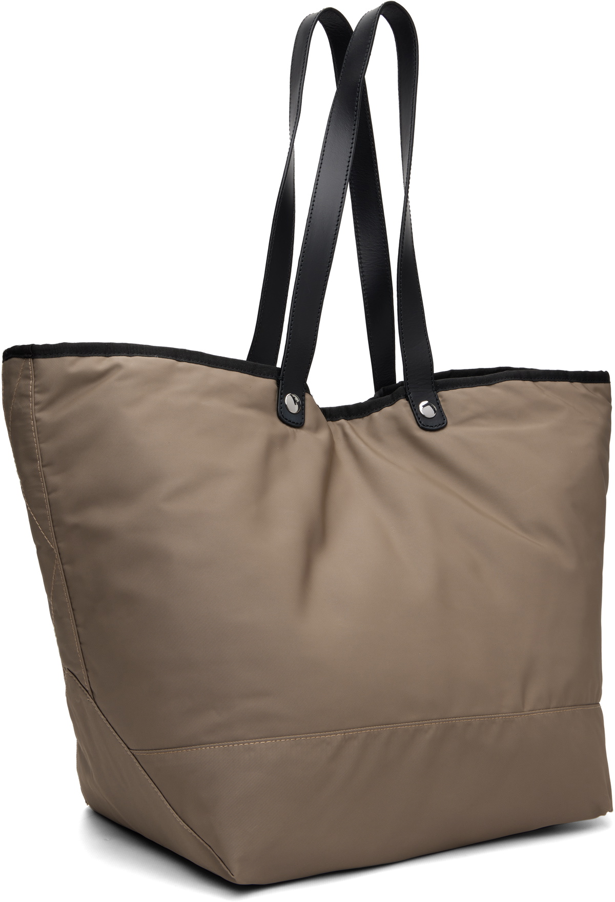 Vivienne Westwood Taupe Utility Small Shopper Tote Vivienne Westwood