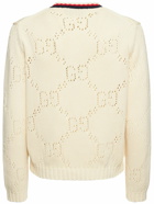 GUCCI - Perforated Gg Cotton Sweater