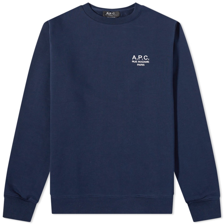 Photo: A.P.C. Rider Small Logo Crew Sweat