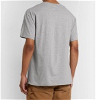 iggy - Printed Mélange Cotton-Blend Jersey T-Shirt - Gray