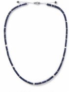 M. Cohen - Tucson Silver, Lapis and Cord Necklace