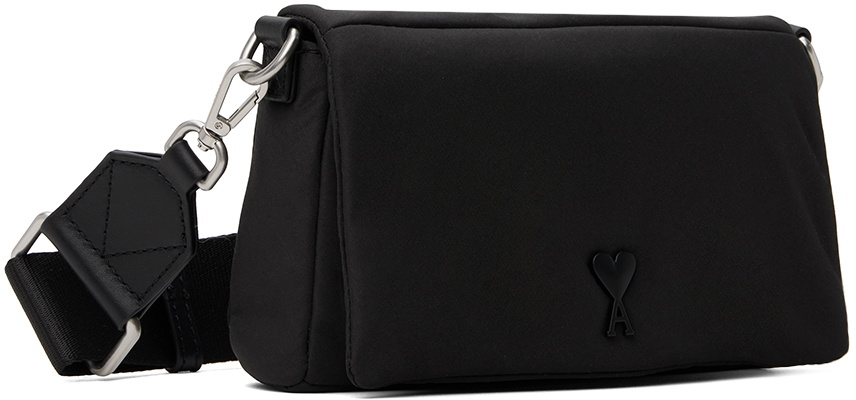 AMI Paris Black Ami De Coeur Lunch Box Bag AMI