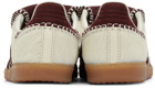 Wales Bonner Off-White & Brown adidas Originals Edition Samba Sneakers