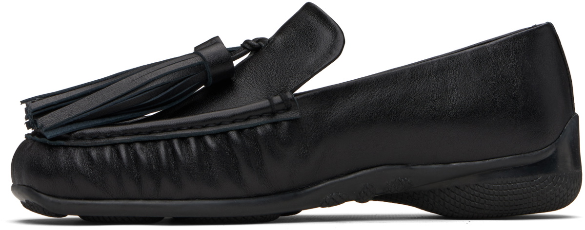 OPEN YY Black Tassel Loafers