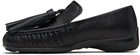 OPEN YY Black Tassel Loafers