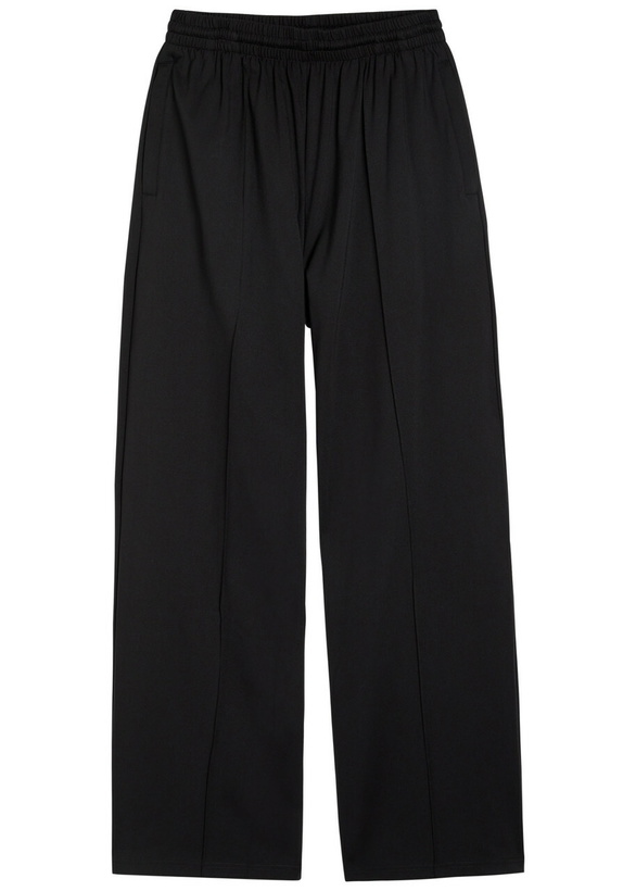 Photo: Wardrobe.nyc Pintucked Jersey Trousers Black