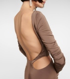 Giuseppe di Morabito Ruched cut out gown