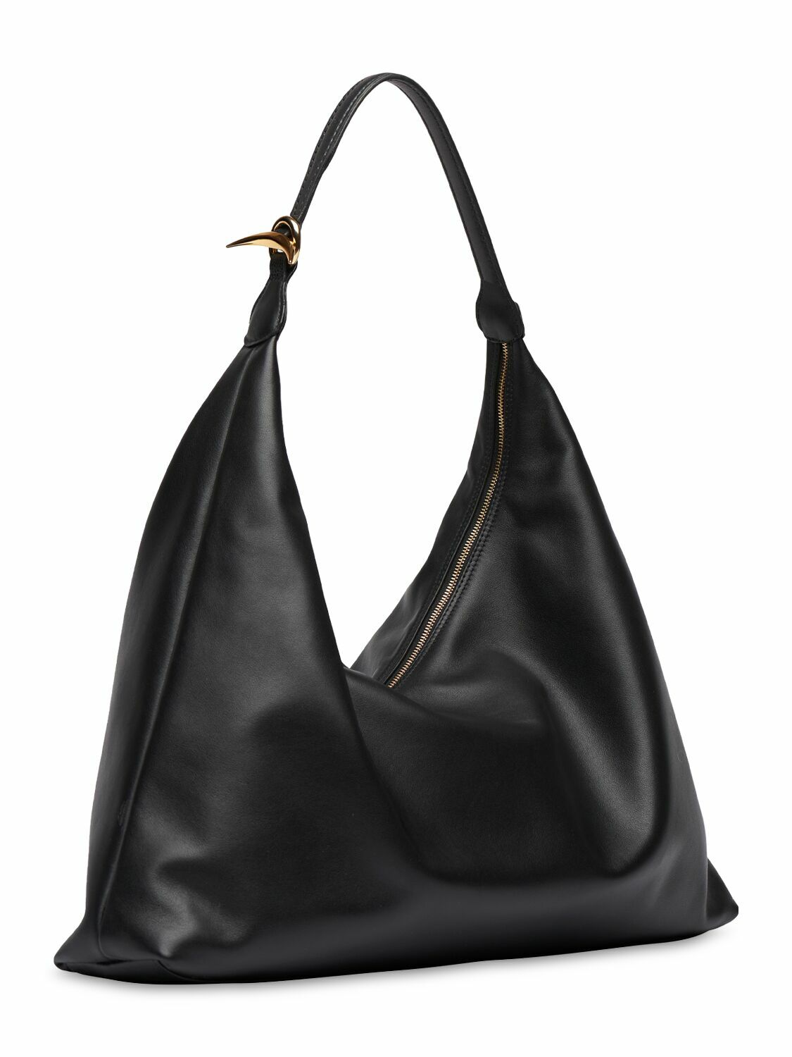 LITTLE LIFFNER Pillow Hobo Leather Tote Bag